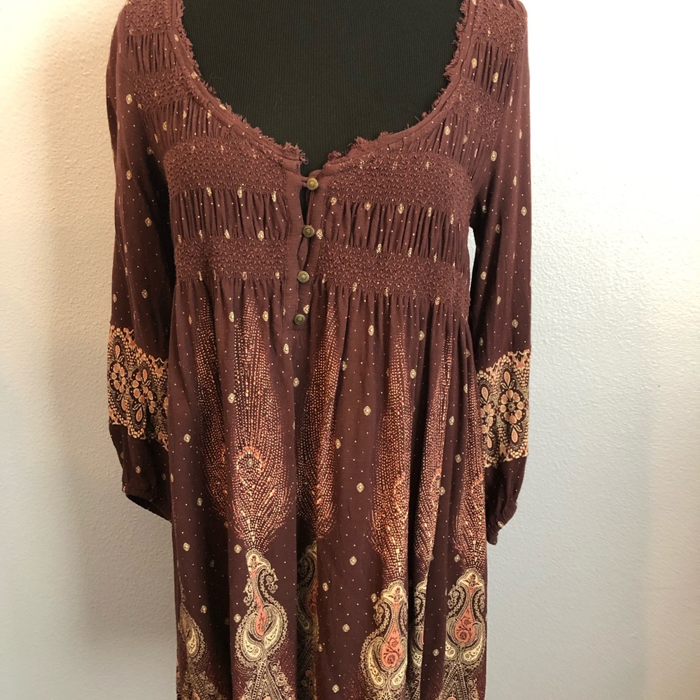 Boho Quarter Sleeve Dress